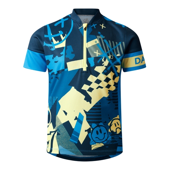 Kids' Speed Up III Jersey Moonlight Denim Graffiti 