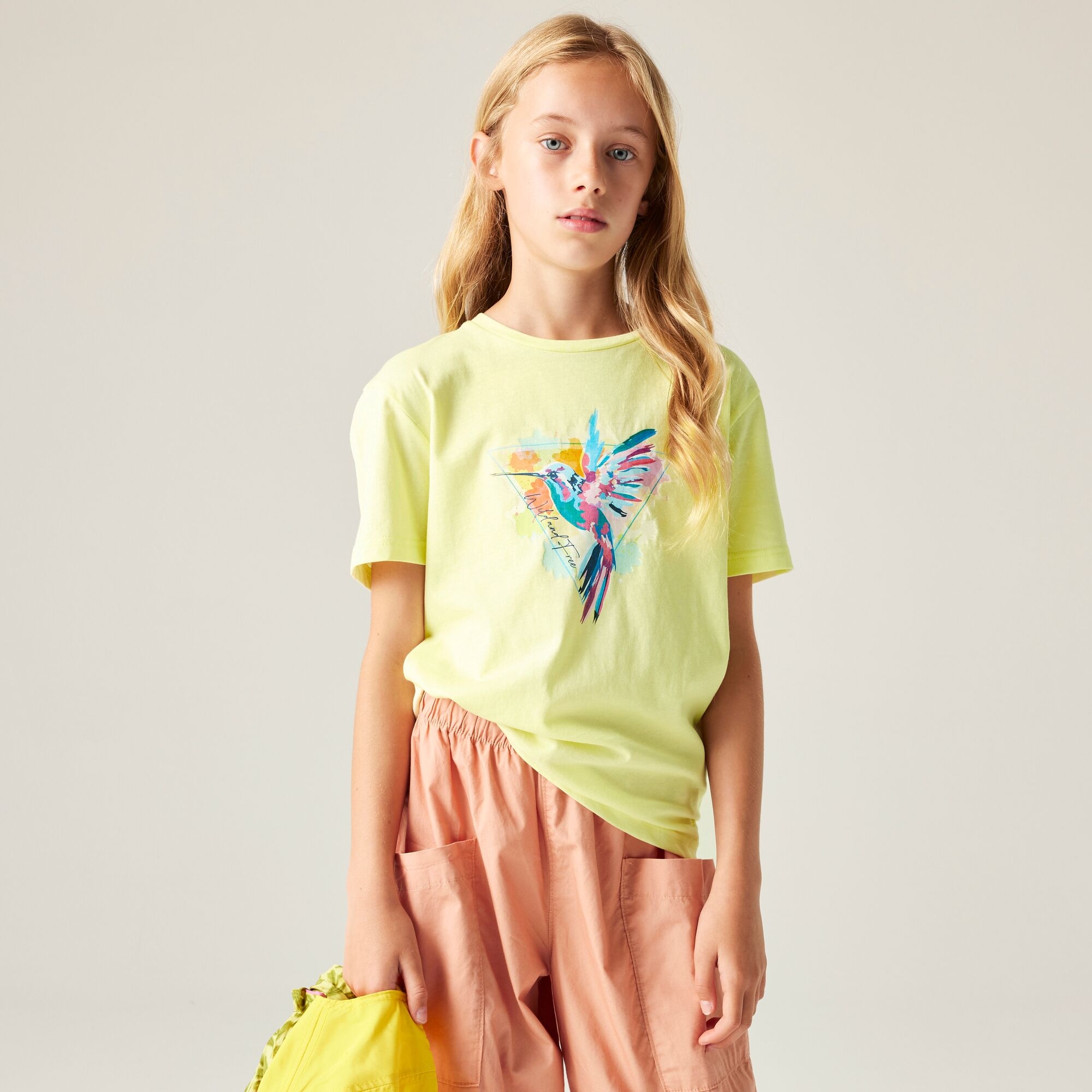 Dare 2B Unisex Kids Yellow Kids’ Trailblazer Iii T-Shirt, Cotton, Cotton Size: 9-10 Years