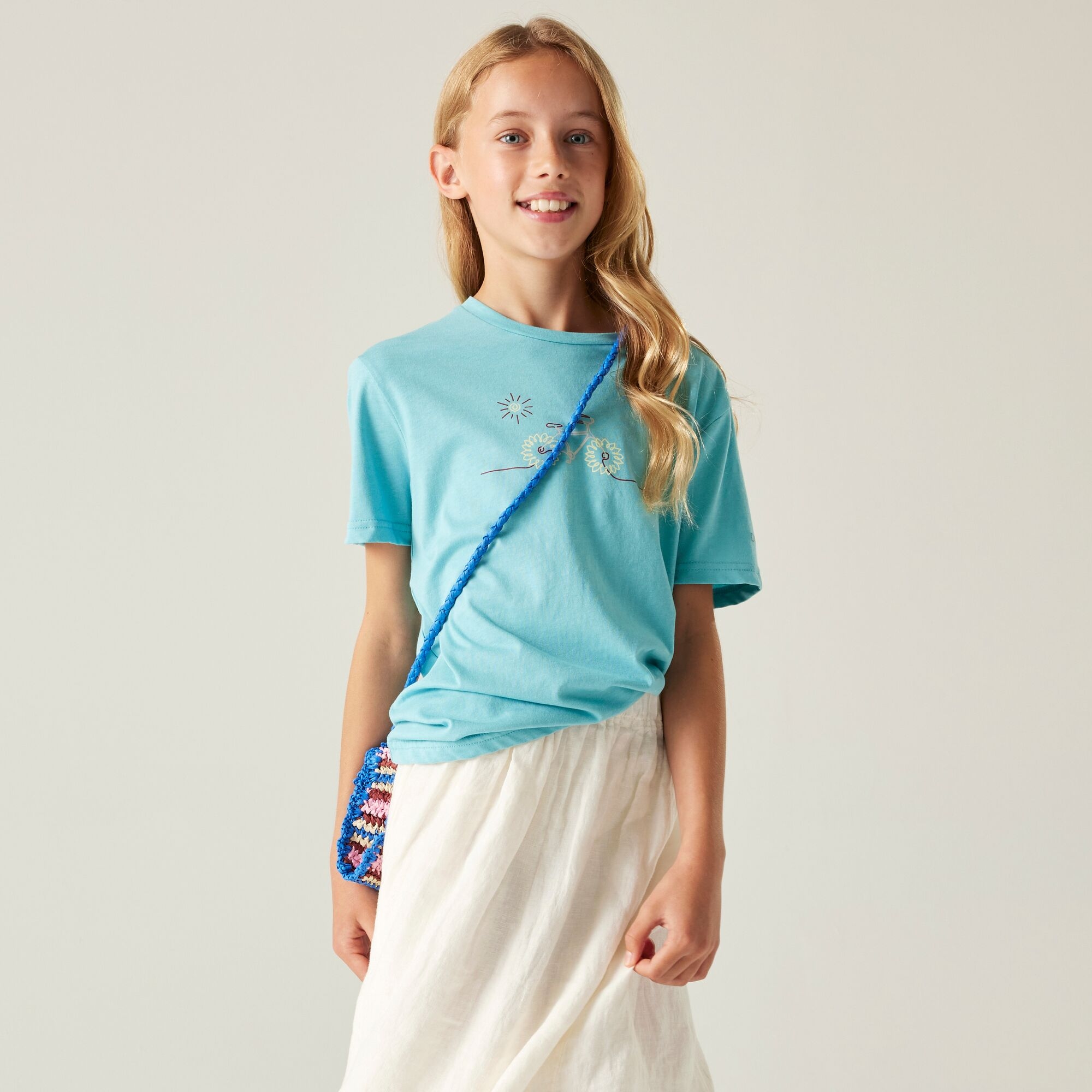 Dare 2B Unisex Kids Blue Kids’ Trailblazer Iii T-Shirt, Cotton, Cotton Size: 5-6 Years