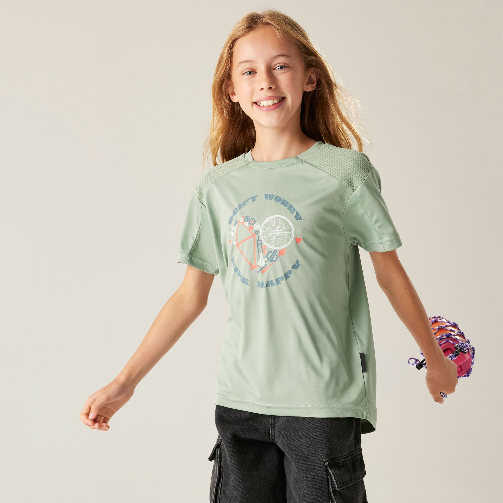 Dare 2B Unisex Kids Green Kids’ Trackstand Ii T-Shirt Size: 3-4 Years