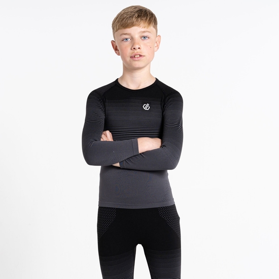 Kids' In The Zone Base Layer Set Black
