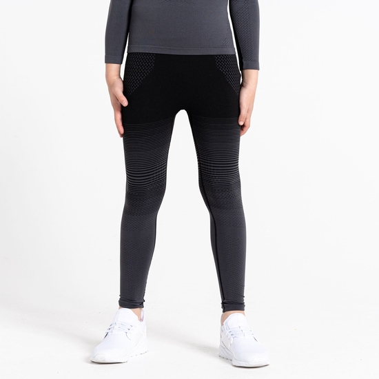 Kids' In The Zone Base Layer Set Black
