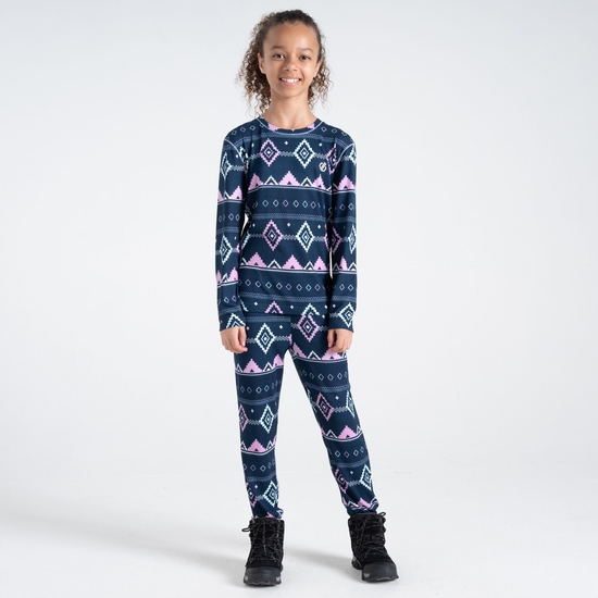 Pow Enfant Ensemble de sous-vêtements Bleu & Rose