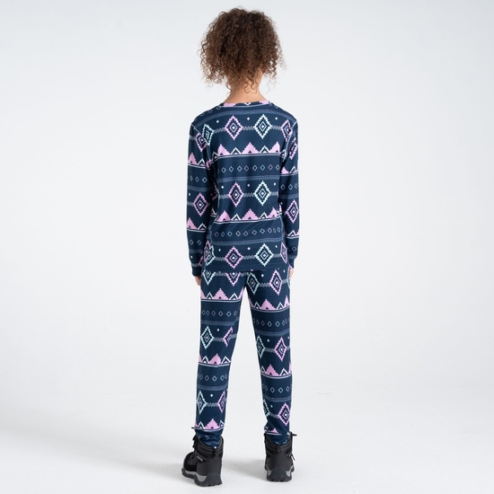 Pow Enfant Ensemble de sous-vêtements Bleu & Rose