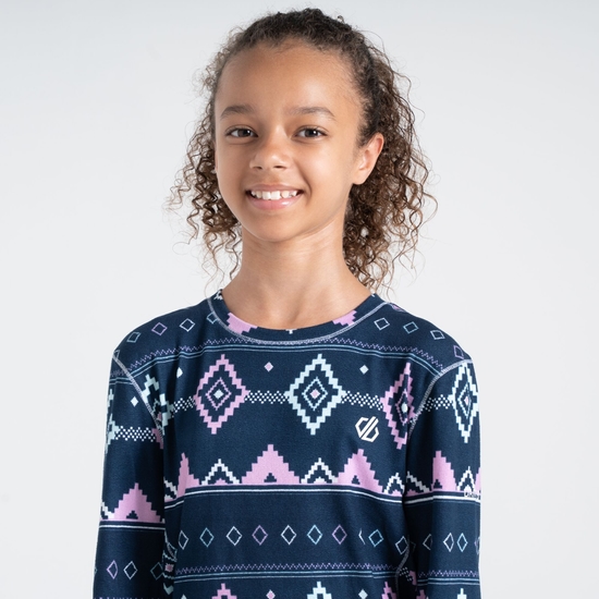 Pow Enfant Ensemble de sous-vêtements Bleu & Rose