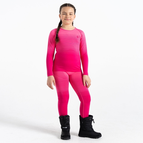 Kinder In The Zone Baselayer-Set Rosa
