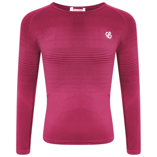 Kids' In The Zone III Baselayer Set Berry Pink