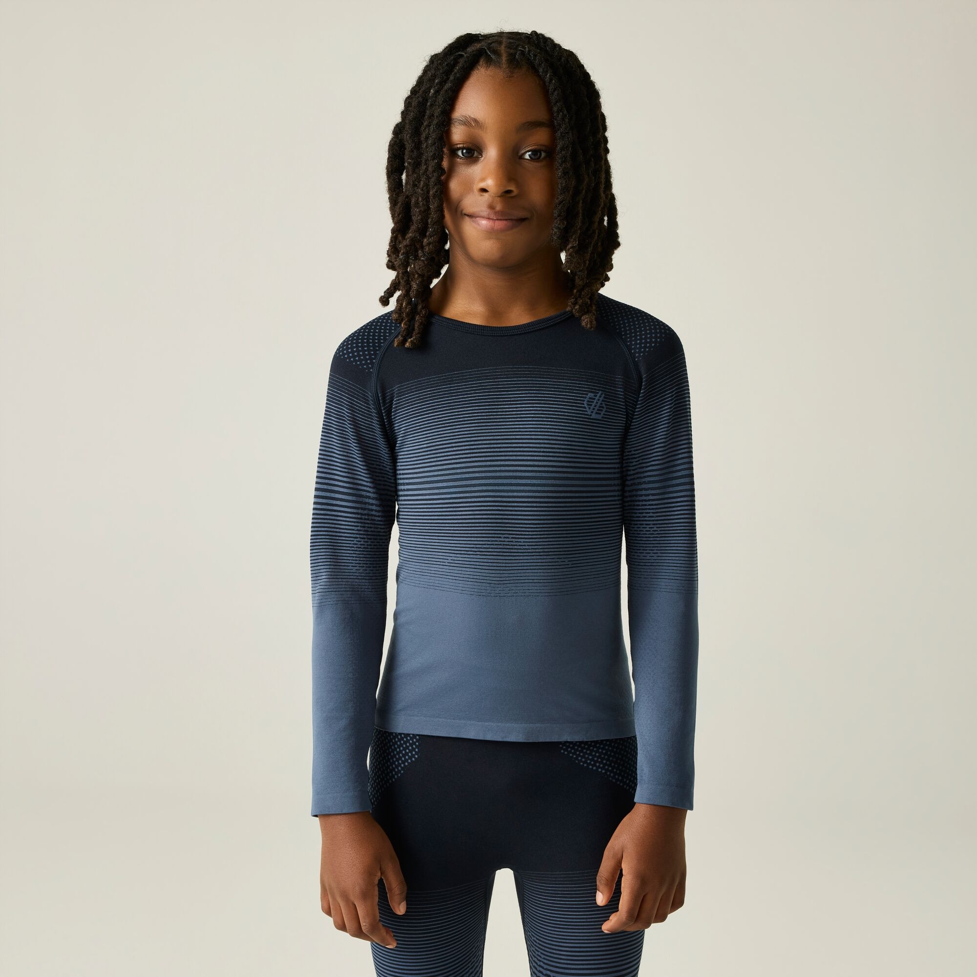 Dare 2B Unisex Kids Blue Kids’ In The Zone Iii Baselayer Set Size: L - Image 1