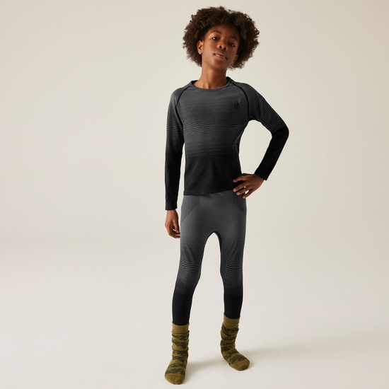 Kids' In The Zone III Baselayer Set Black