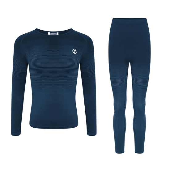 Kids' In The Zone III Baselayer Set Moonlight Denim