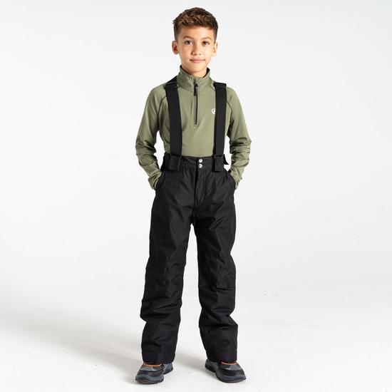 Kids' Motive Waterproof Insulated Ski Pants Black