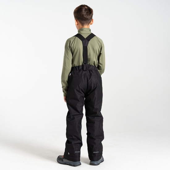 Kids' Motive Waterproof Insulated Ski Pants Black