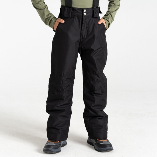 Kids' Motive Waterproof Insulated Ski Pants Black