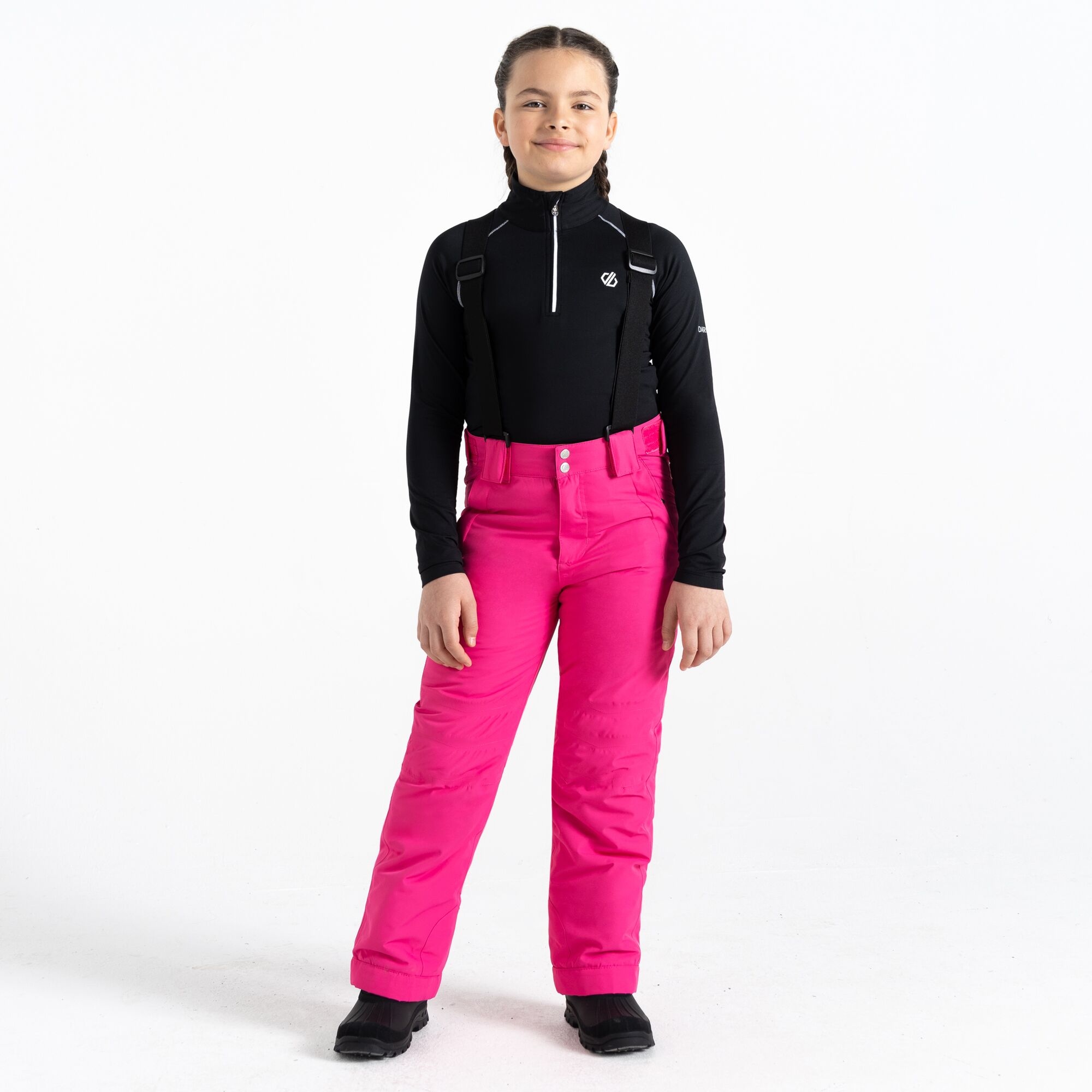 Photos - Ski Wear DARE 2B Kids Fully Lined' Motive Waterproof Insulated Ski Pants Pink, Size 