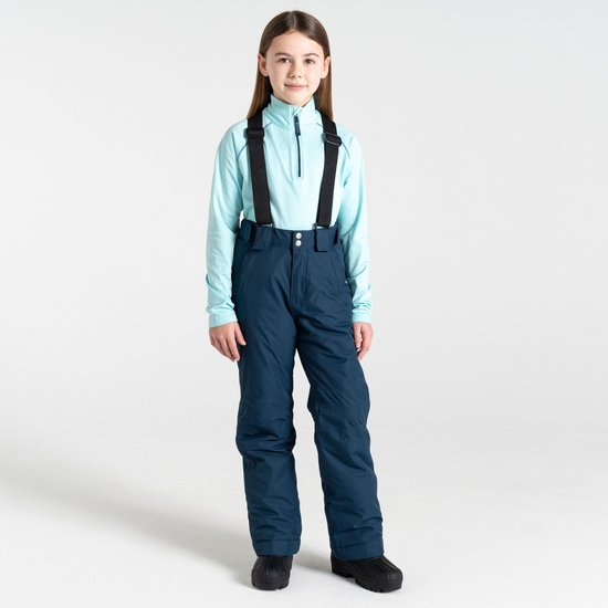 Kids' Motive Waterproof Insulated Ski Pants Moonlight Denim