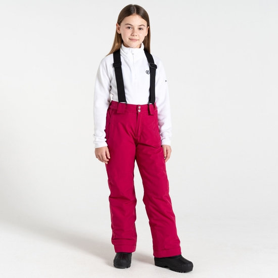 Kids' Outmove II Recycled Ski Pants Berry Pink