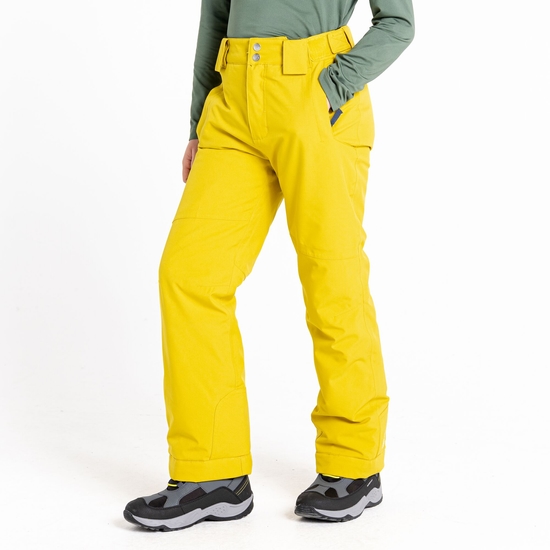 Kids' Outmove II Ski Pants Moss Yellow