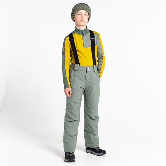 Kids' Outmove II Recycled Ski Pants Agave Green