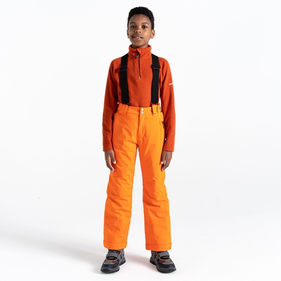 Kids' Outmove II Recycled Ski Pants Puffins Orange