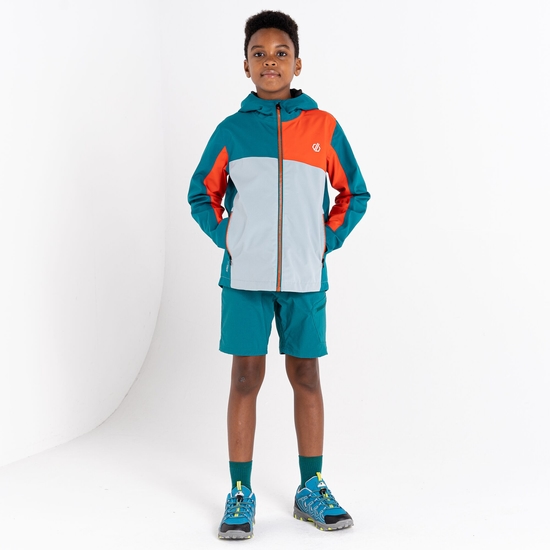 Veste imperméable Enfant Explore Rouge Vert