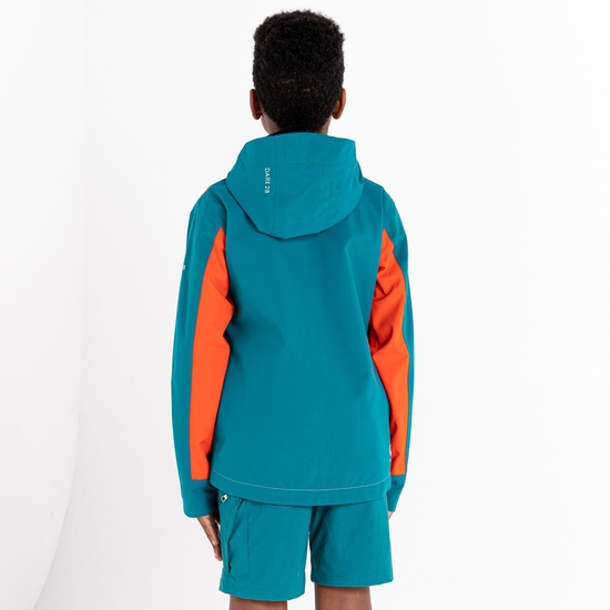 Veste imperméable Enfant Explore Rouge Vert