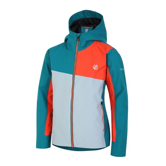 Veste imperméable Enfant Explore Rouge Vert