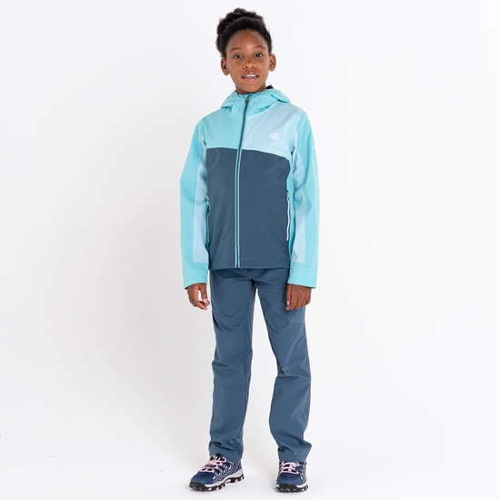 Kids' Explore Waterproof Jacket Sea Jet Blue