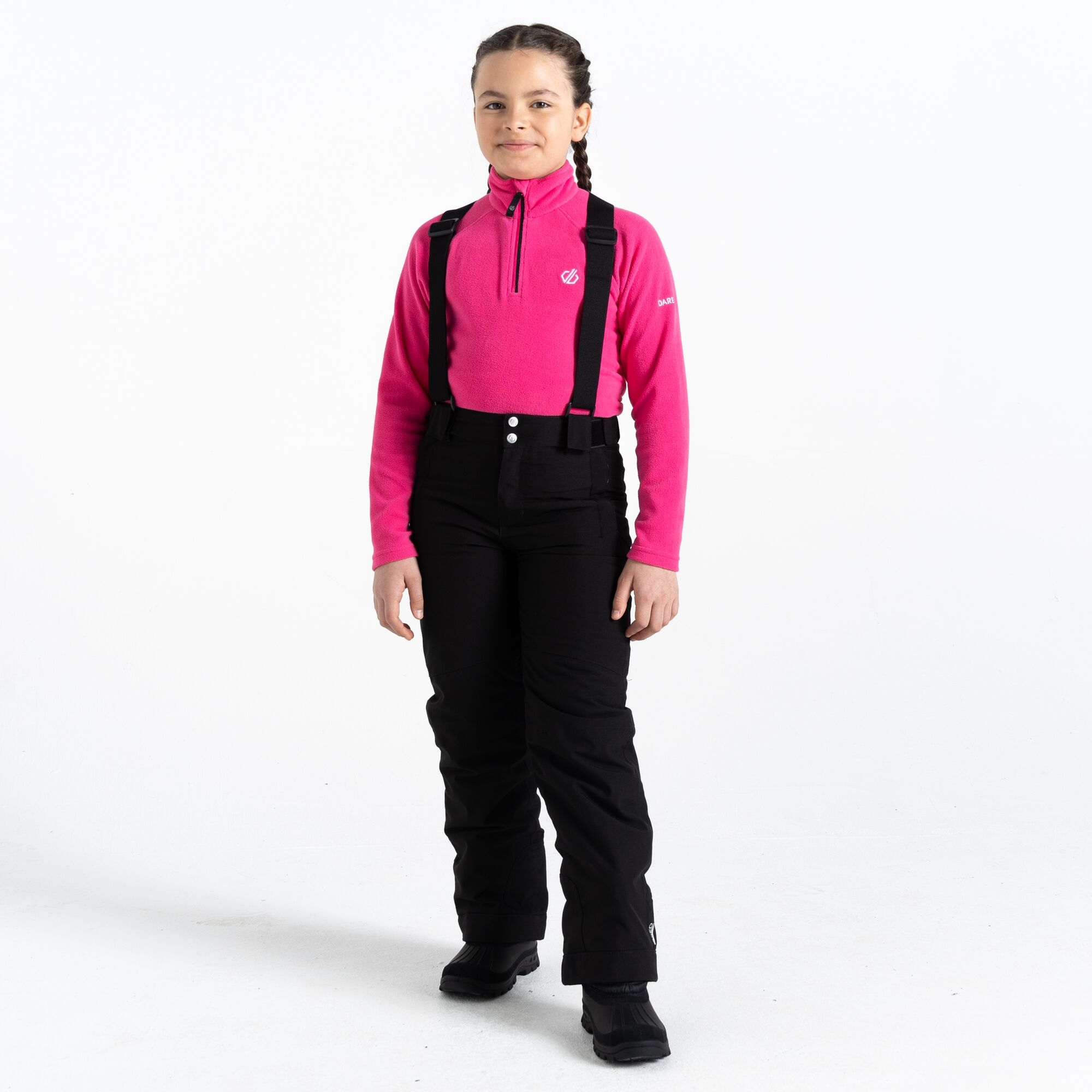 Photos - Ski Wear DARE 2B Kids Breathable' Pow Ski Pants Black, Size: 3-4 DKW430800 