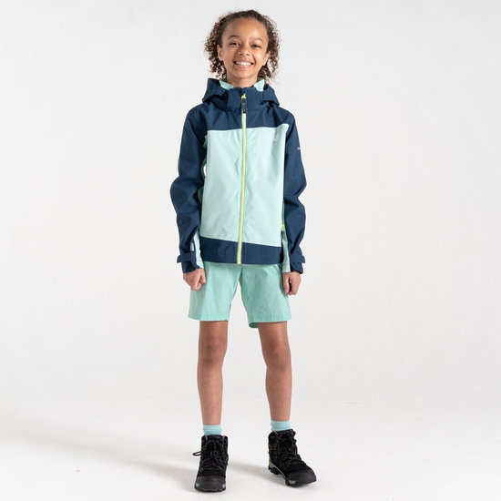 Kids' Explore II Waterproof Jacket  Mint Green Moonlight Denim