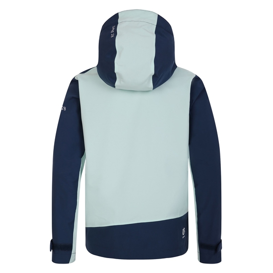 Kids' Explore II Waterproof Jacket  Mint Green Moonlight Denim