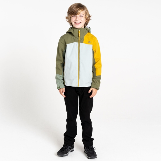 Kids' Explore II Waterproof Jacket Olivine Green