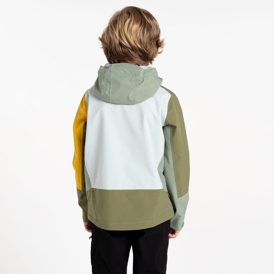 Kids' Explore II Waterproof Jacket Olivine Green