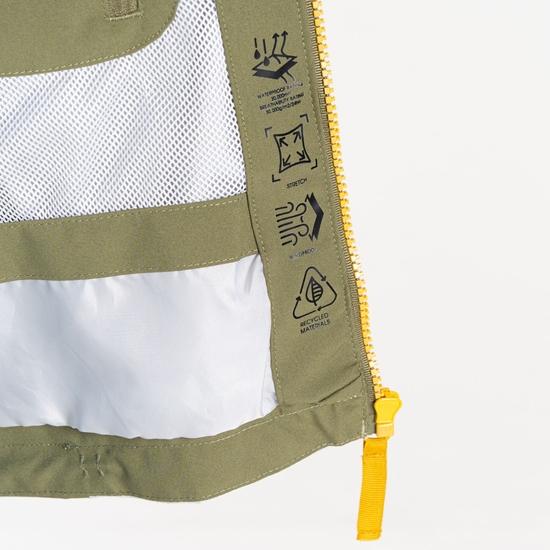 Kids' Explore II Waterproof Jacket Olivine Green