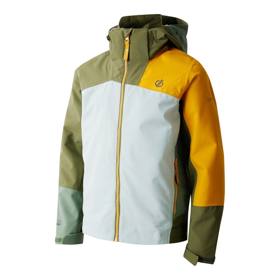 Kids' Explore II Waterproof Jacket Olivine Green