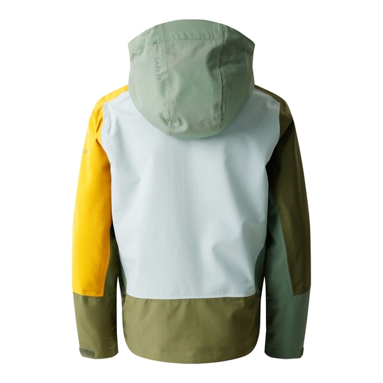 Kids' Explore II Waterproof Jacket Olivine Green