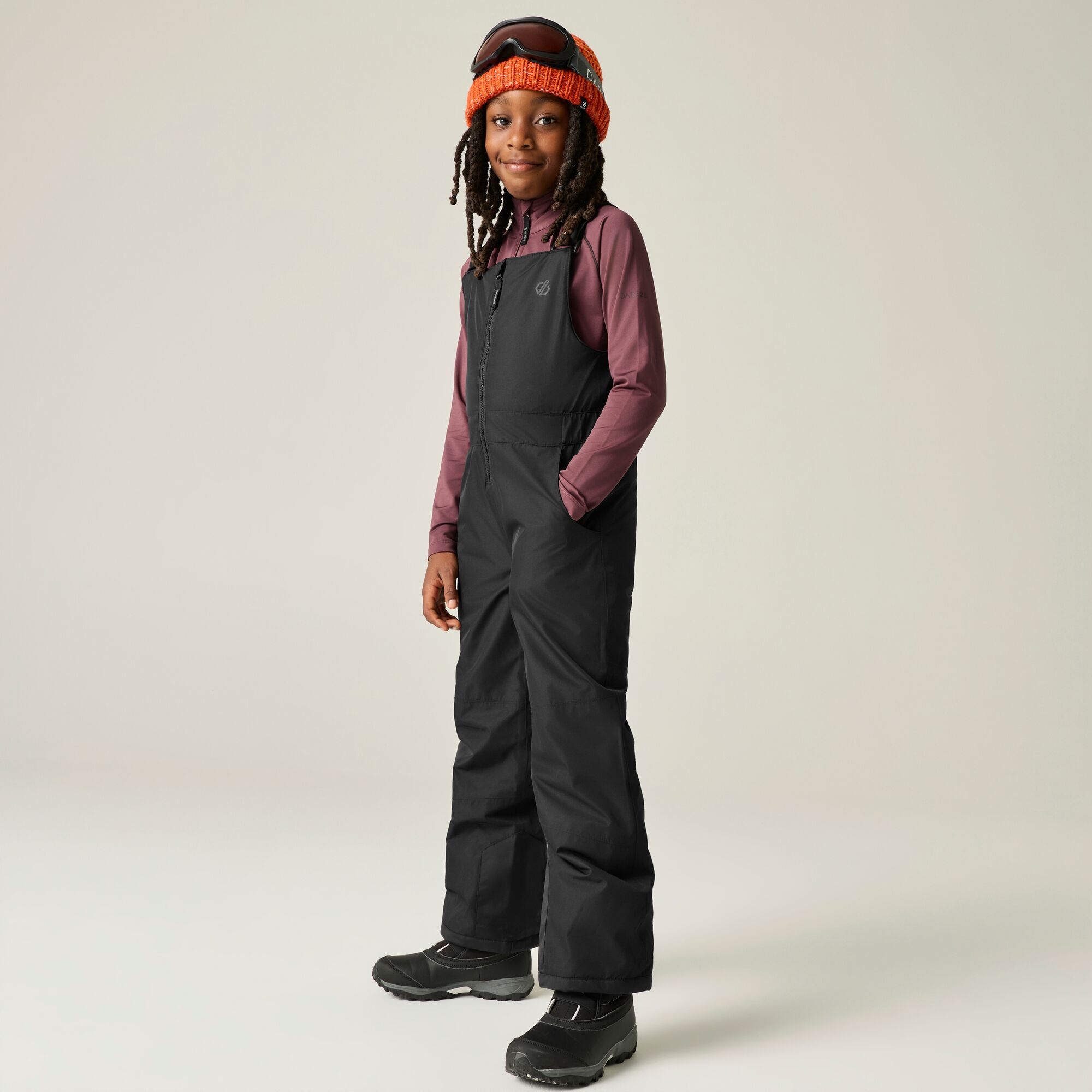Dare 2B Unisex Kids Black Kids’ Rodeo Insulated Ski Pants Size: 15-16 Years - Image 1