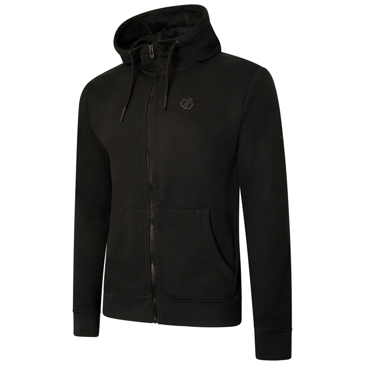 Sweat Polaire Zippe Avec Capuche Homme MODULUS Noir Dare2B FR