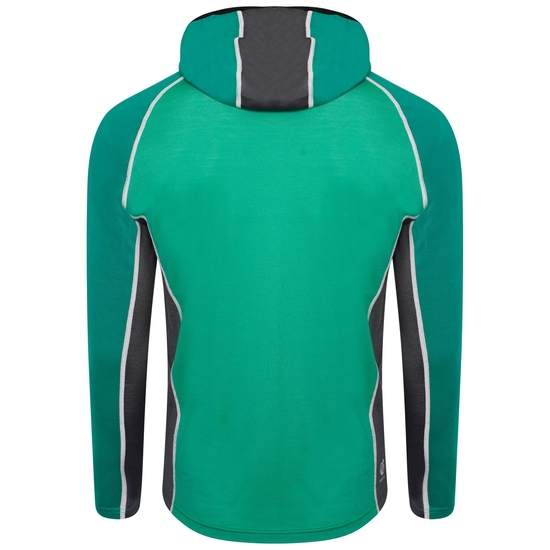 Polaire à capuche Homme PERENNIAL avec ouverture zippée Vert