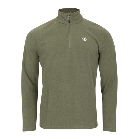 Freethink II Fleece mit halblangem Reißverschluss für Herren Olivgrün