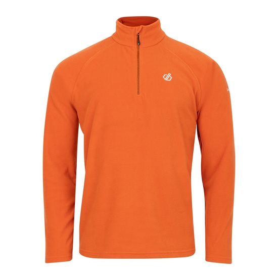 Men's Freethink II Half Zip Fleece Orange Rust