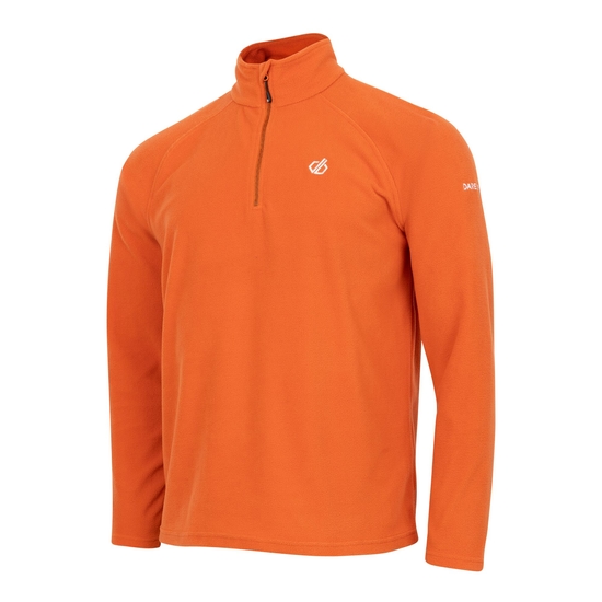 Men's Freethink II Half Zip Fleece Orange Rust