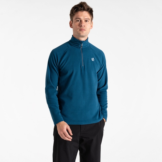 Polaire Homme FREETHINK II avec ouverture 1/2 zip Bleu Acier