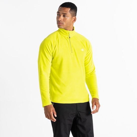 Polaire Homme FREETHINK II avec ouverture 1/2 zip Jaune