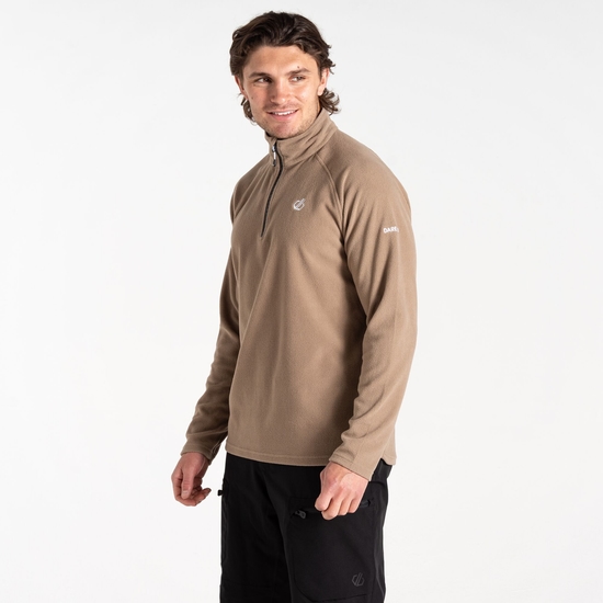 Polaire Homme FREETHINK II avec ouverture 1/2 zip Clay