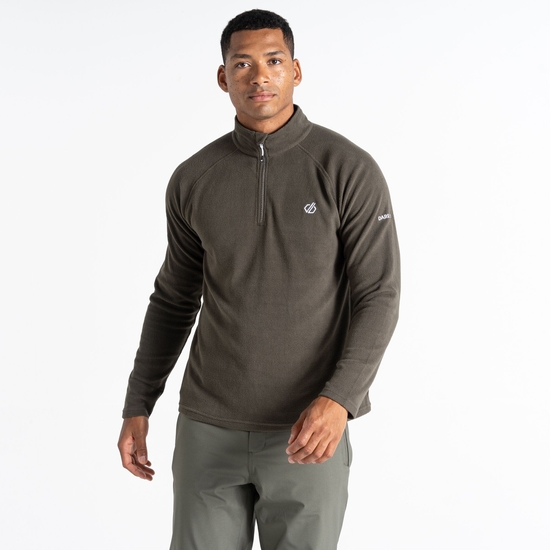 Polaire Homme FREETHINK II avec ouverture 1/2 zip Vert