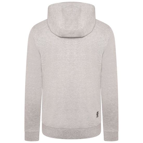 Men's Lounge Out Full Zip Hoodie Ash Grey Marl