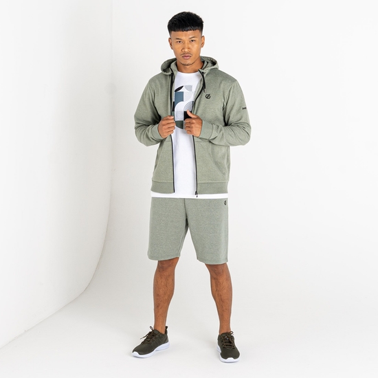 Men's Lounge Out Full Zip Hoodie Agave Marl