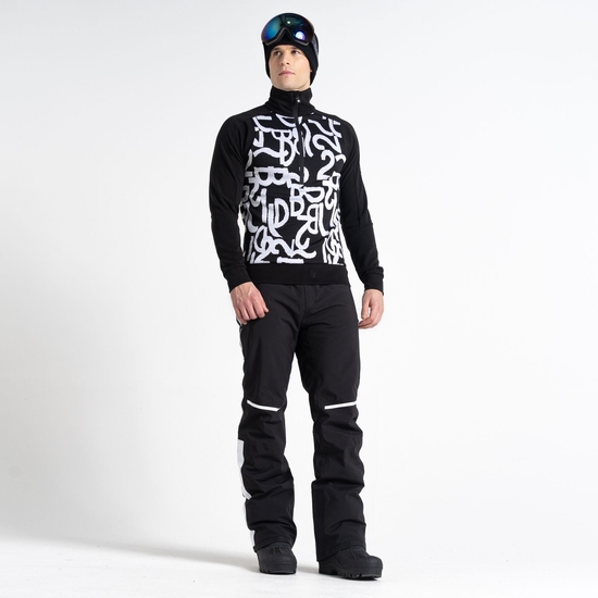 HERREN SPEED SWEATSHIRT Schwarz Weiß