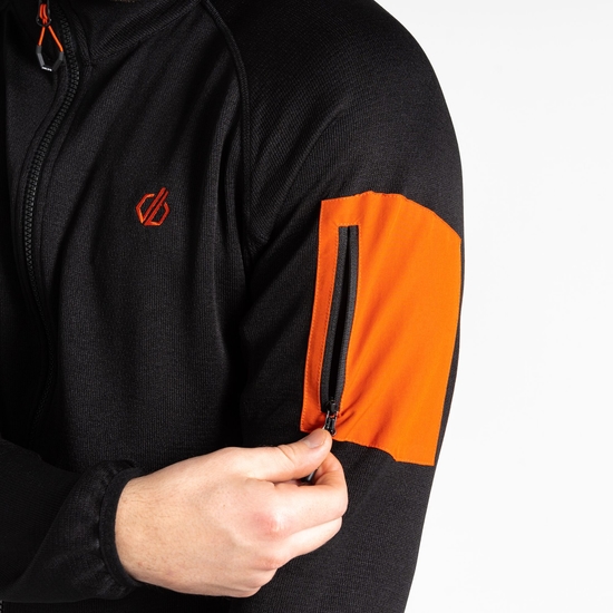 Men's Torrek Mountain Zip Through Fleece Black