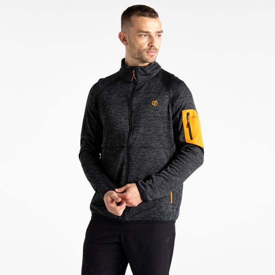Men's Torrek Mountain Zip Through Fleece Black 